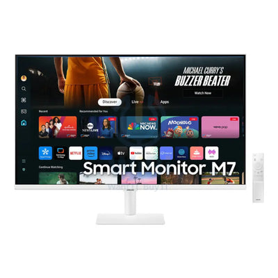 Samsung 4K UHD M70D LS32DM703UMXUE Smart Monitor - 32.0’’ 4K UHD / 4ms / HDMI / USB / Blutetooth v5.2 / White - Monitor