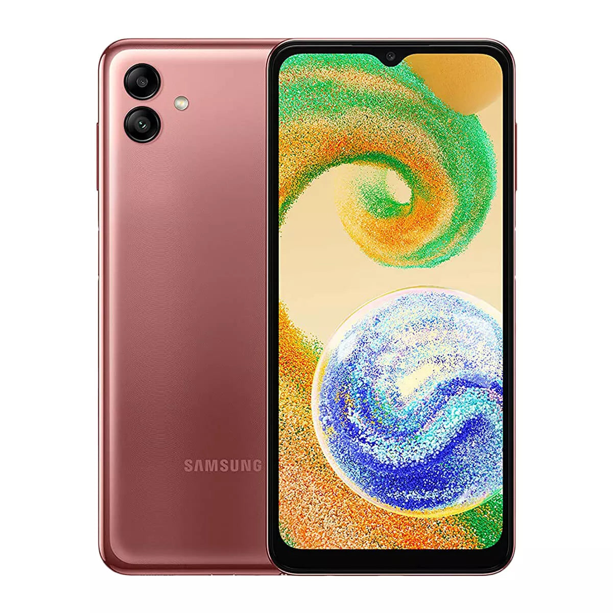 سامسونج جالكسي  64 جيجابايت  A04 - 64 جيجابايت / 6.5 بوصة HD + / واي-فاي / 4جي  نحاس /هواتف  تابلت  هواتف