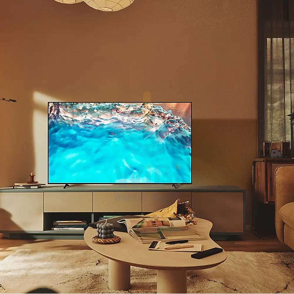 سامسونج كريستال كريستال UHD 4K ذكي تلفزيون  75 بوصة UHD / 4K / 50 هرتز / واي-فاي  يو اس بي / إتش دي إم أي - ذكي تلفزيون اكسسوارات >