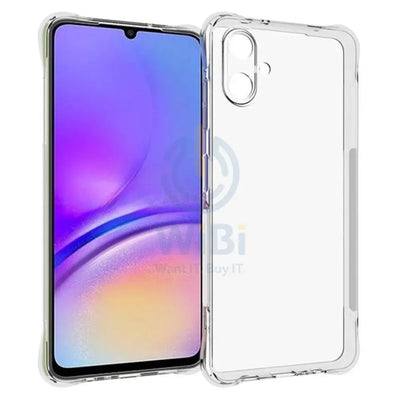 Samsung Galaxy A06 Shockproof TPU Case - Transparent Accessories > Mobiles & Tablets > Mobiles > Covers & Cases