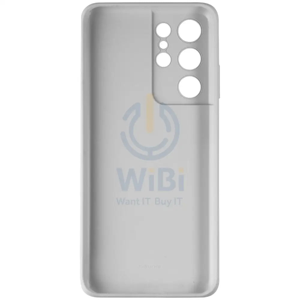 سامسونج جالكسي S21 ألترا / S21 ألترا 5جي غطاء سيليكون - ضوء رمادي اكسسوارات > هواتف  و تابلت