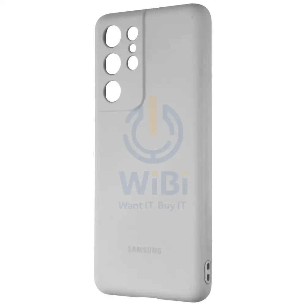 سامسونج جالكسي S21 ألترا / S21 ألترا 5جي غطاء سيليكون - ضوء رمادي اكسسوارات > هواتف  و تابلت