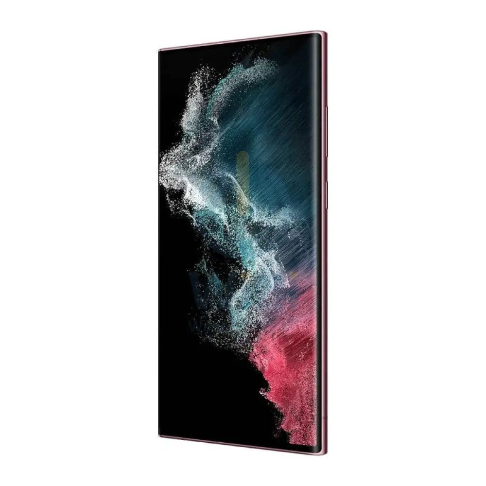 سامسونج جالكسي S22 ألترا - 256 جيجابايت / 6.8" ديناميكي أموليد 2X / واي-فاي / 5G /بورجندي- هاتف