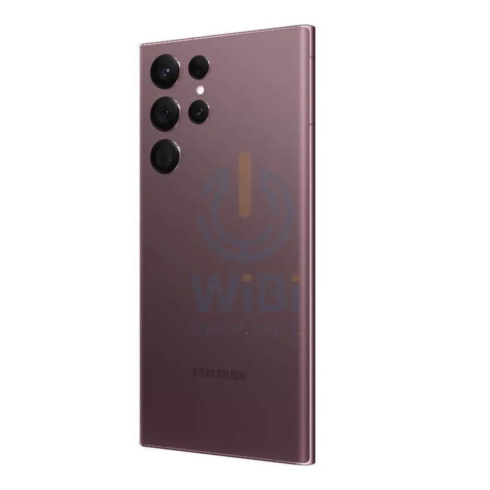سامسونج جالكسي S22 ألترا - 256 جيجابايت / 6.8" ديناميكي أموليد 2X / واي-فاي / 5G /بورجندي- هاتف