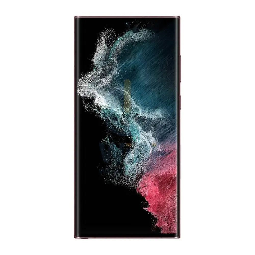سامسونج جالكسي S22 ألترا - 256 جيجابايت / 6.8" ديناميكي أموليد 2X / واي-فاي / 5G /بورجندي- هاتف