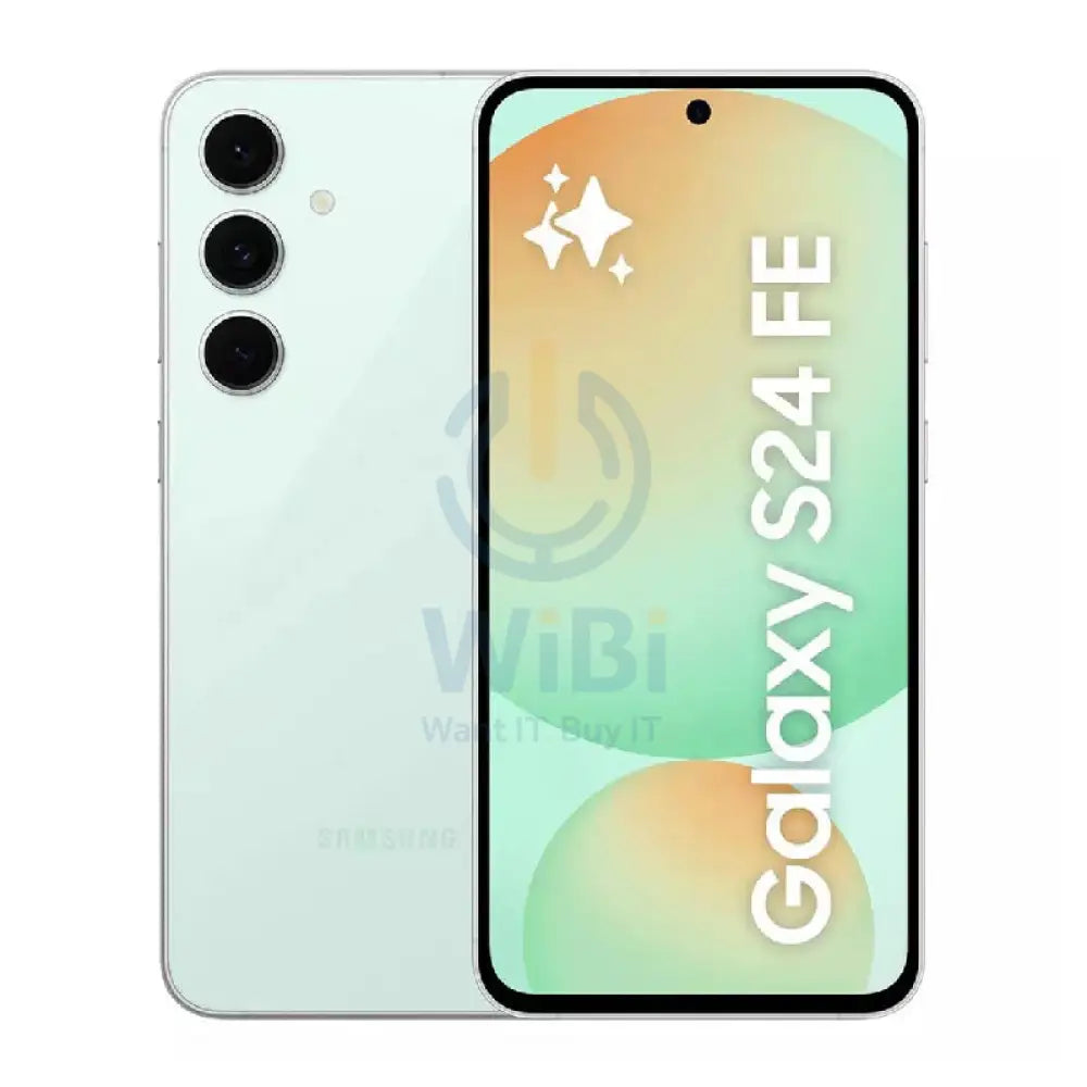 سامسونج جالكسي S24 FE - 256 جيجابايت / 6.7 بوصة FHD + / 5جي  أخضر فاتح - هاتف  تابلت  هواتف
