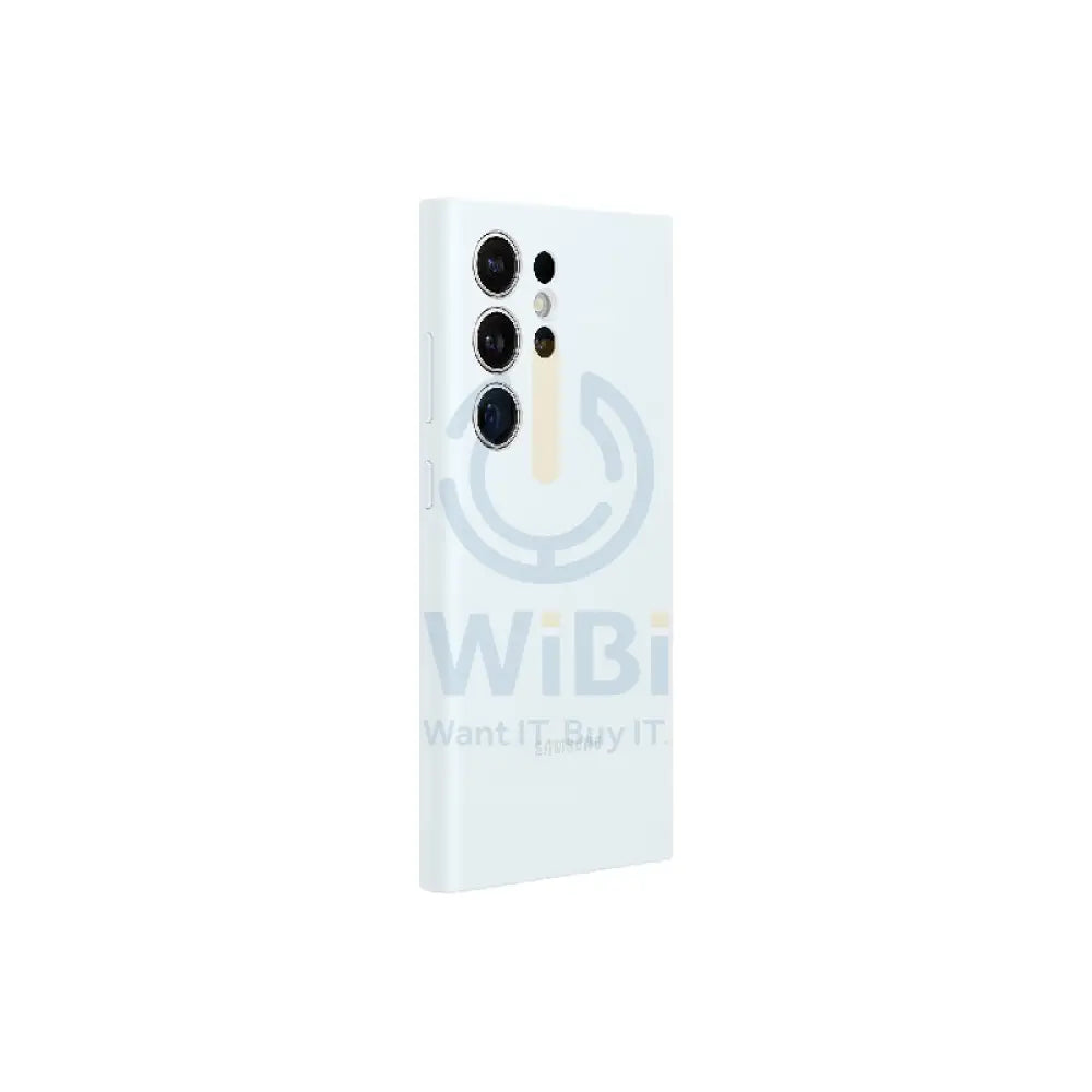Samsung Galaxy S24 Ultra Silicone Case - White Accessories > Mobiles & Tablets > Mobiles > Covers & Cases