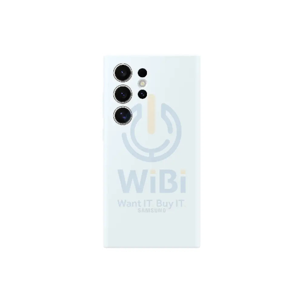 Samsung Galaxy S24 Ultra Silicone Case - White Accessories > Mobiles & Tablets > Mobiles > Covers & Cases