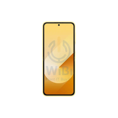 Samsung Galaxy Z Flip 6 Silicone with Ring Case - Yellow Accessories > Mobiles & Tablets > Mobiles > Covers & Cases