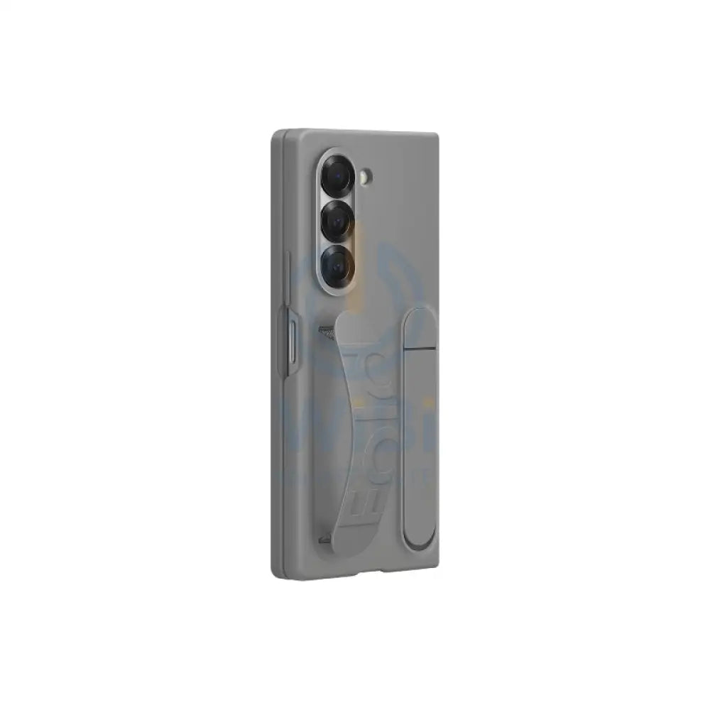 Samsung Galaxy Z Fold 6 Silicone with Grip Case - Gray Accessories > Mobiles & Tablets > Mobiles > Covers & Cases