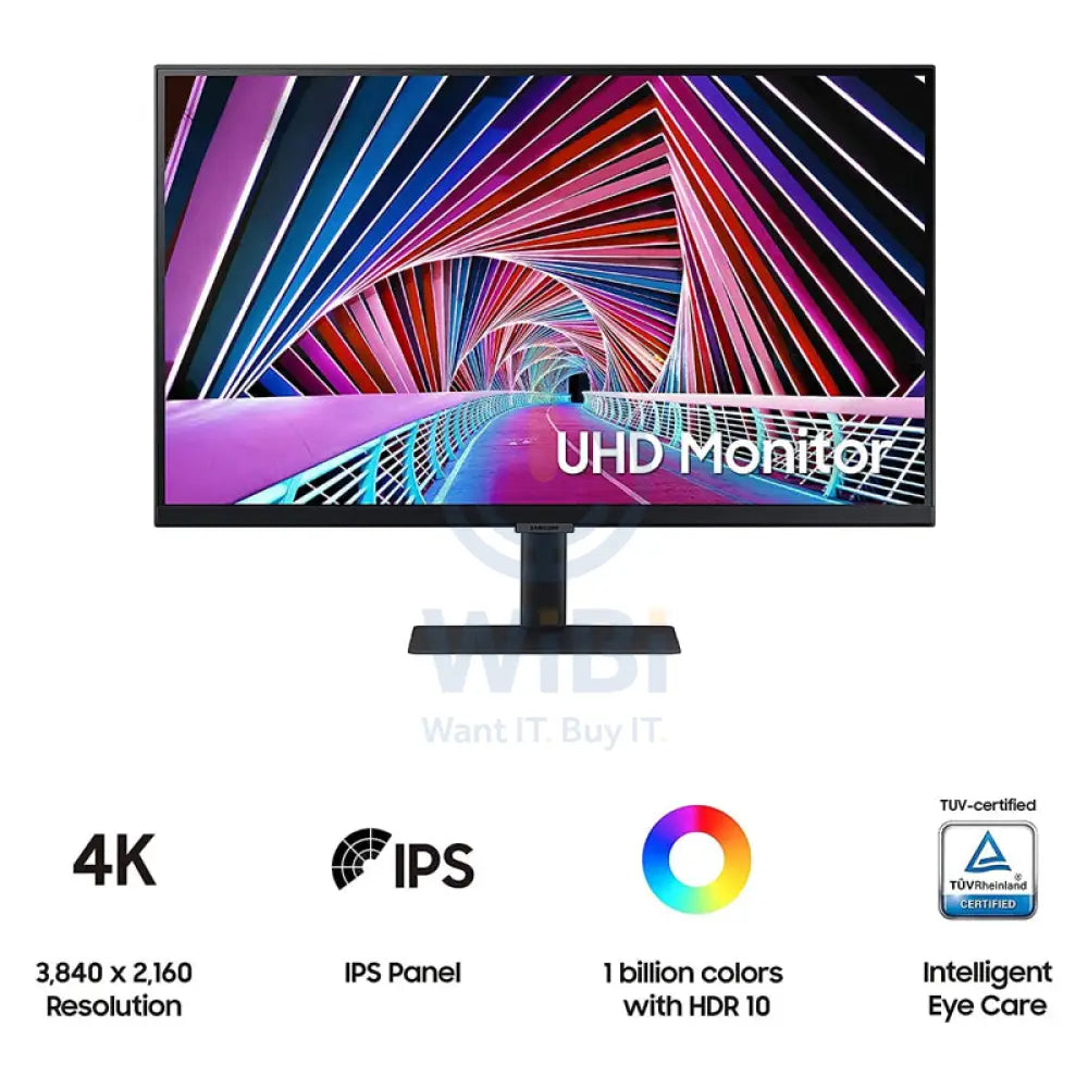 Samsung LS27A700NWMXUE - 27.0’’ UHD / 5ms / USB / HDMI / Black - Monitor Monitors & Projectors > Monitors