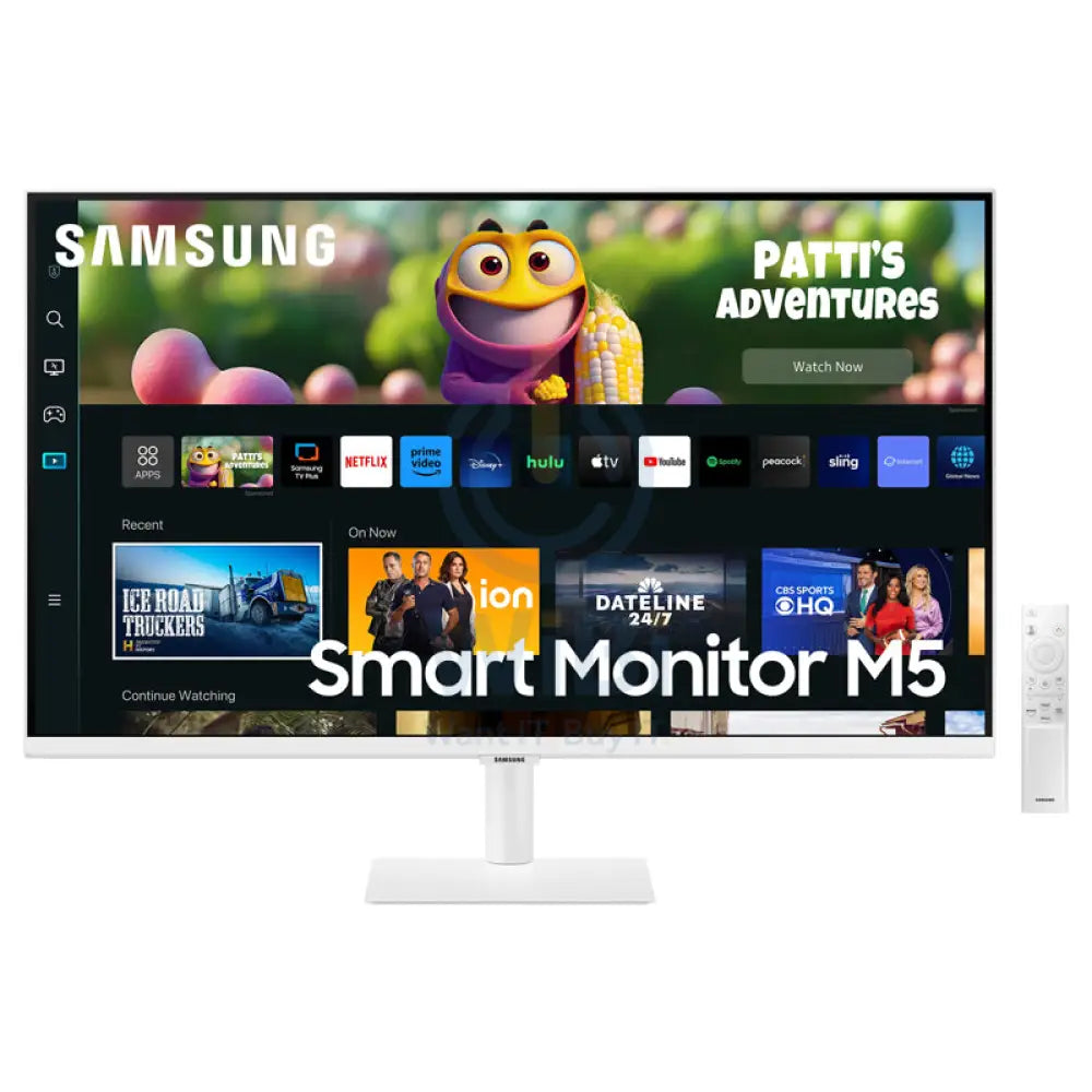 سامسونج LS27CM501EMXUE LS27CM501EMXUE M5 ذكي شاشة - 27.0 بوصة VA FHD / 4 مللي ثانية / يو اس بي / إتش دي إم أي / واي-فاي / بلوتوث / بلوتوث  أبيض / شاشة