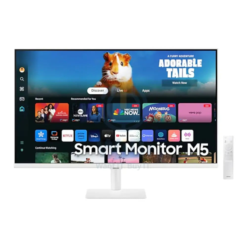 Samsung LS27DM501EMXUE M50D FHD Smart Monitor - 27.0’’ FHD / 4ms / HDMI / USB / Bluetooth / White - Monitor Monitors &