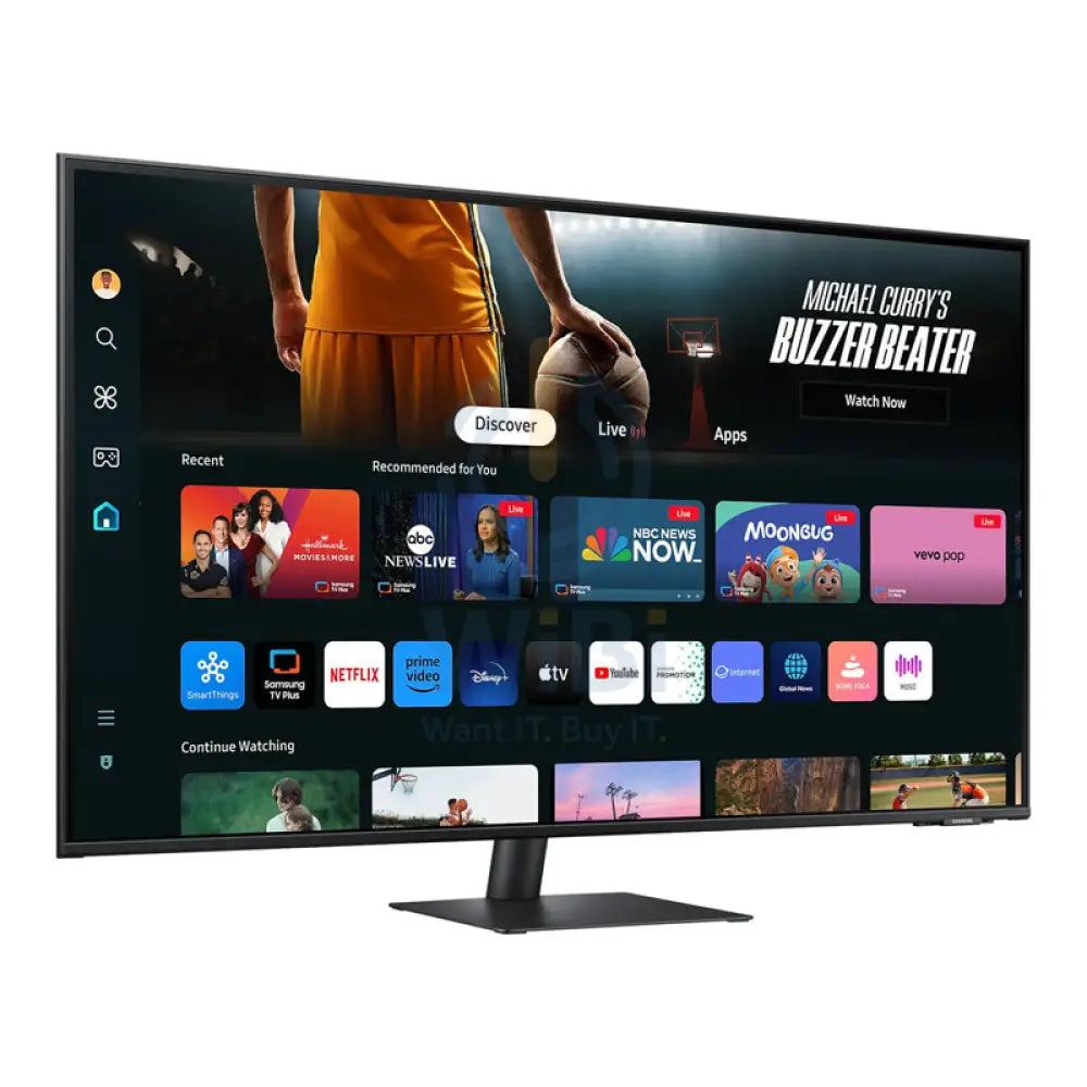 Samsung M70D LS43DM702UMXUE Smart Monitor - 43.0’’ 4K UHD / 4ms / HDMI / USB / Blutetooth / WiFi / Black - Monitor
