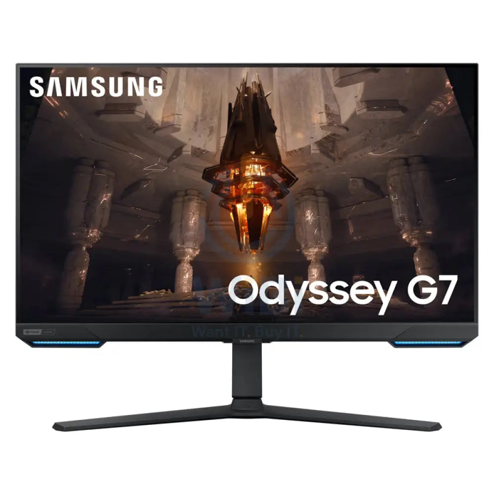 سامسونج أوديسي جي7 LS32BG702EMXUE ذكي الألعاب شاشة - 32.0 بوصة IPS 4K UHD / 1 مللي ثانية / يو اس بي / إتش دي إم أي / منفذ العرض / شبكة محلية