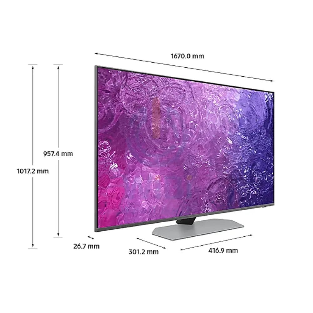 سامسونج QA75QNQN90CAUXZN ذكي تلفزيون - 75 بوصة NEO QLED / 4K / 120 هرتز / يو اس بي / إتش دي إم أي  فضي  إتش دي إم أي  فضي اكسسوارات > ذكي الأجهزة > ذكي الأجهزة > ذكي