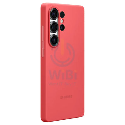 Samsung Silicone Case - Samsung Galaxy S25 Ultra / Red Accessories > Mobiles & Tablets > Mobiles > Covers & Cases