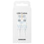 Samsung USB-C to USB-C Cable - 1.8 M / 5A / White Accessories > Cables & Converters > Cables