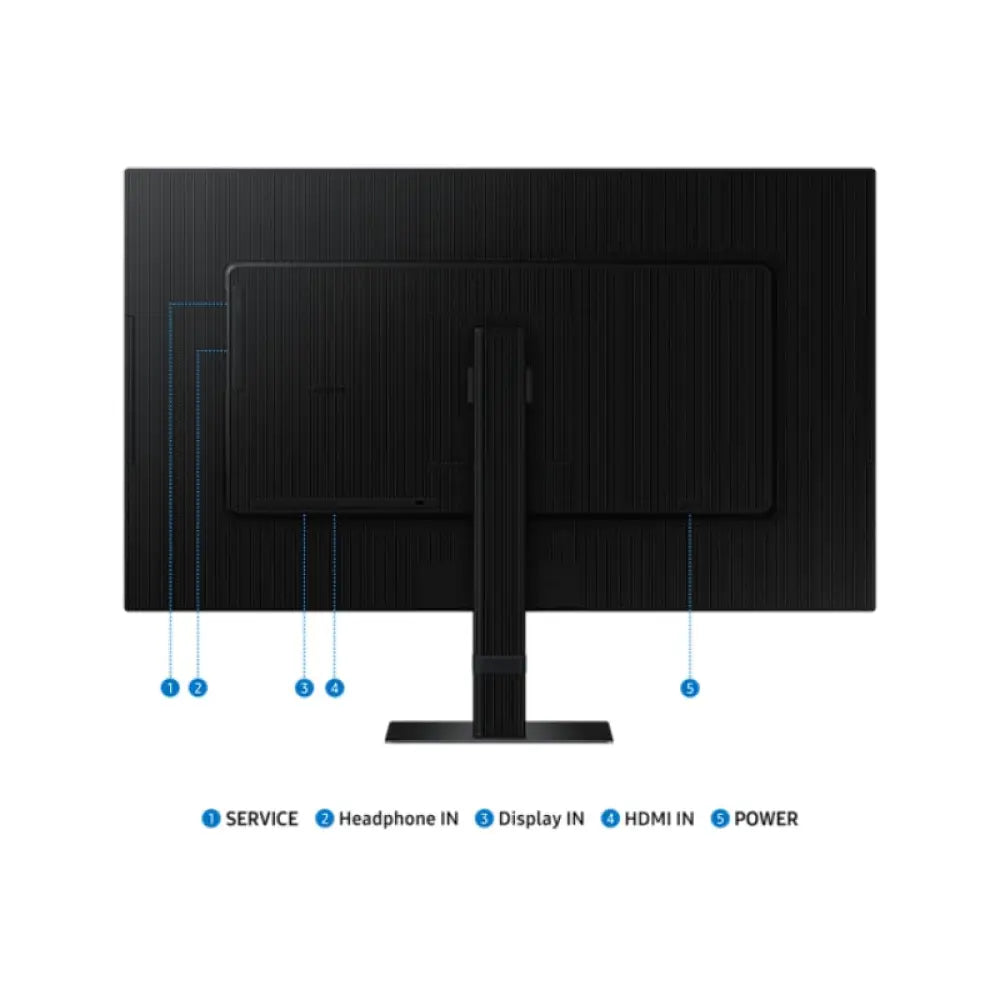 Samsung LS27D706EAMXUE S70D UHD Smart Monitor - 27.0’’ 4K / 5ms / HDMI / Display Port / Black - Monitor Monitors &