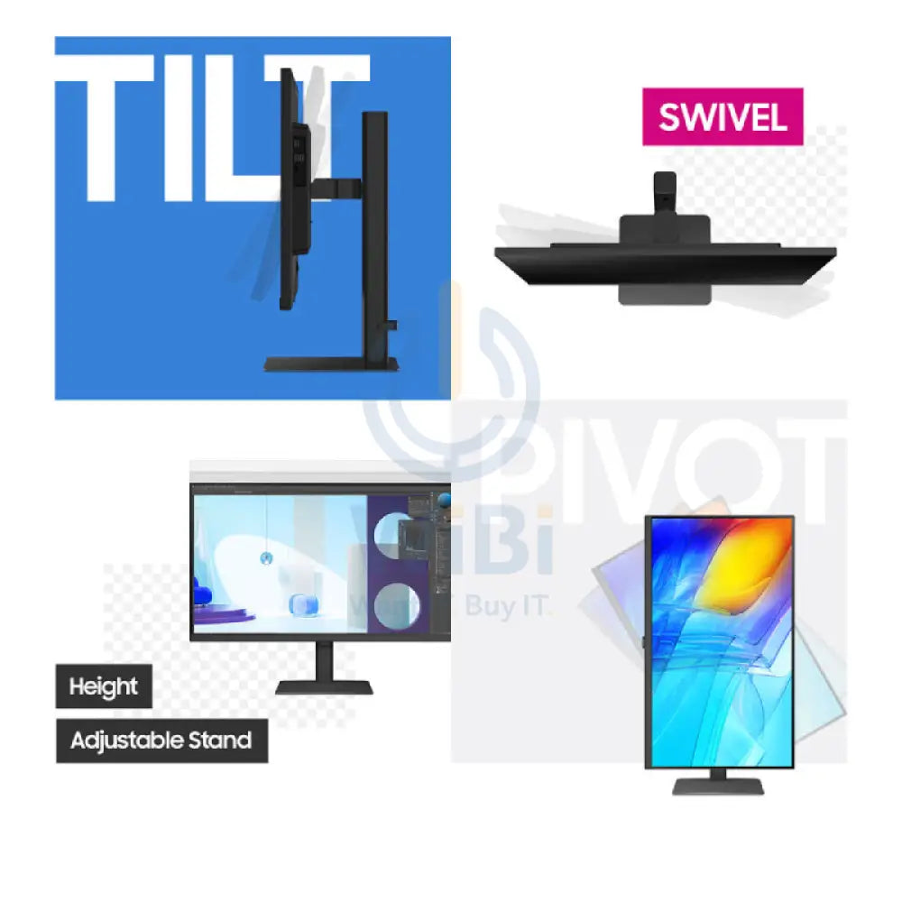 Samsung ViewFinity S8 - 32.0’’ 4K UHD / 5ms / 60Hz / USB/HDMI/DP / Black - Monitor Monitors & Projectors > Monitors