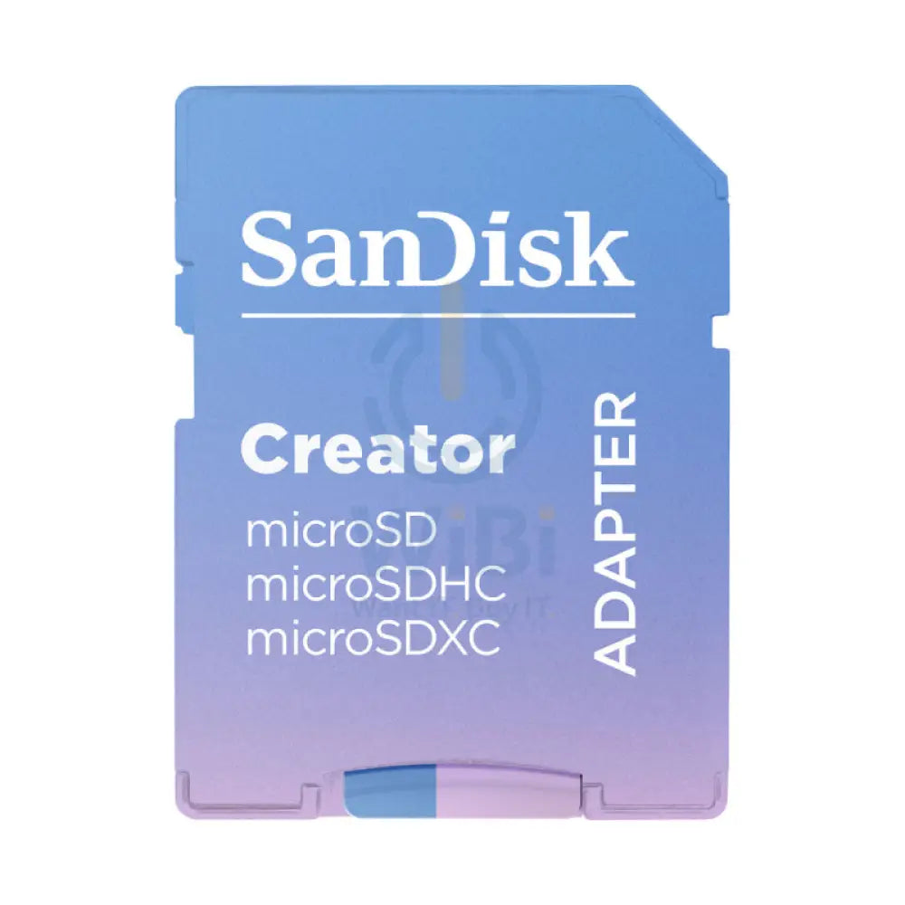 SanDisk Creator MicroSD بطاقة  SanDisk MicroSDمع محول - 256 جيجابايت / UHS-I / فوق إلى 190 ميجابايت/ثانية تخزين >بطاقات