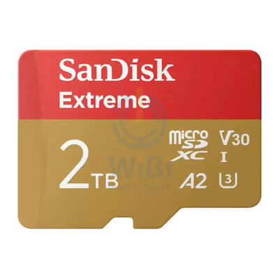 SanDisk Extreme microSDXC UHS-I CARD - 2TB / Up to 240MB/s Storage > Memory Cards