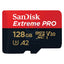 SanDisk Extreme PRO microSDXC UHS-I CARD with Adapter - 128GB / Up to 200 MB/s Storage > Memory Cards
