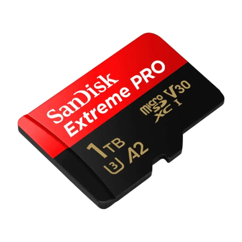 SanDisk Extreme برو microSDXC UHS-I بطاقة مع محول - 1 تيرابايت / فوق إلى 200 ميجابايت/ث تخزين > ذاكرة بطاقات