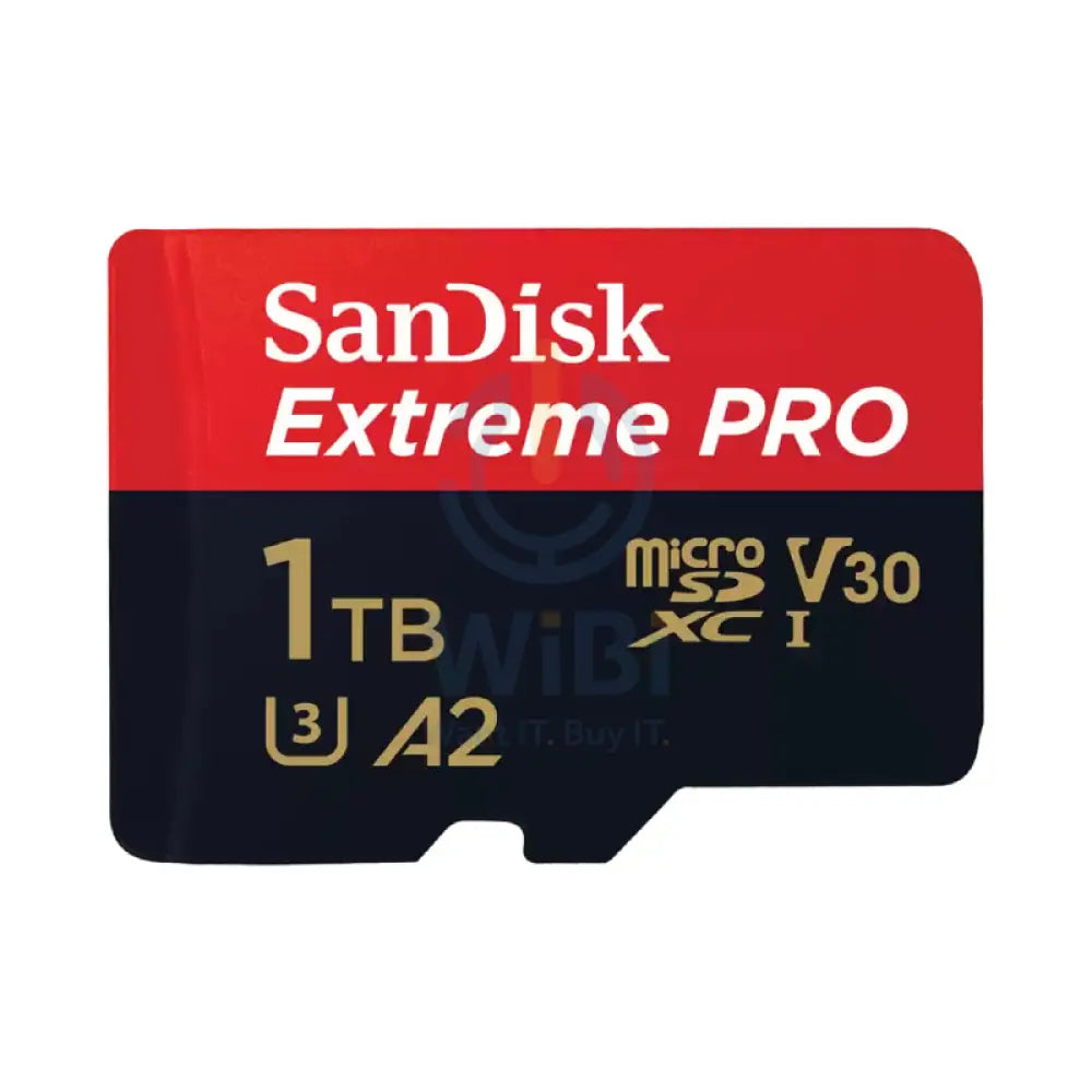 SanDisk Extreme PRO microSDXC UHS-I CARD with Adapter - 1TB / Up to 200 MB/s Storage > Memory Cards