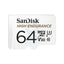 SanDisk High Endurance microSD Card - 64GB / Up to 100MB/s Storage > Memory Cards