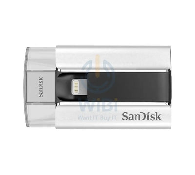 SanDisk iXpand USB Flash Drive with Lightning Cable - 16GB / USB 2.0 Storage > USB Flash Drive