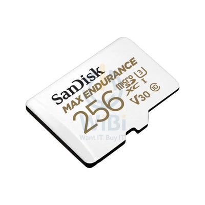 SanDisk MAX ENDURANCE microSD Card - 256GB / Up to 100MB/s Storage > Memory Cards