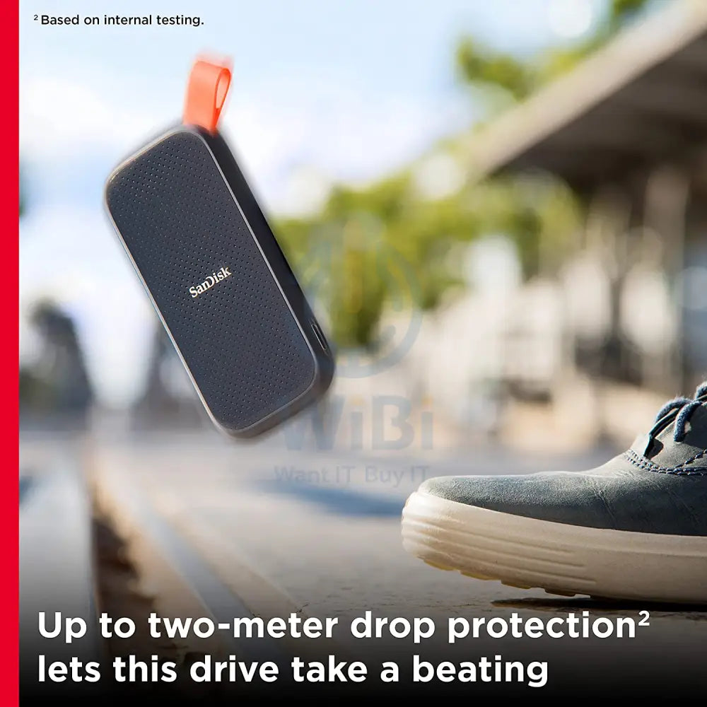 Sandisk Portable SSD 1TB up to 520MB/S Read speed USB 3.2 Gen 2 – Black Storage > USB Solid State Drive