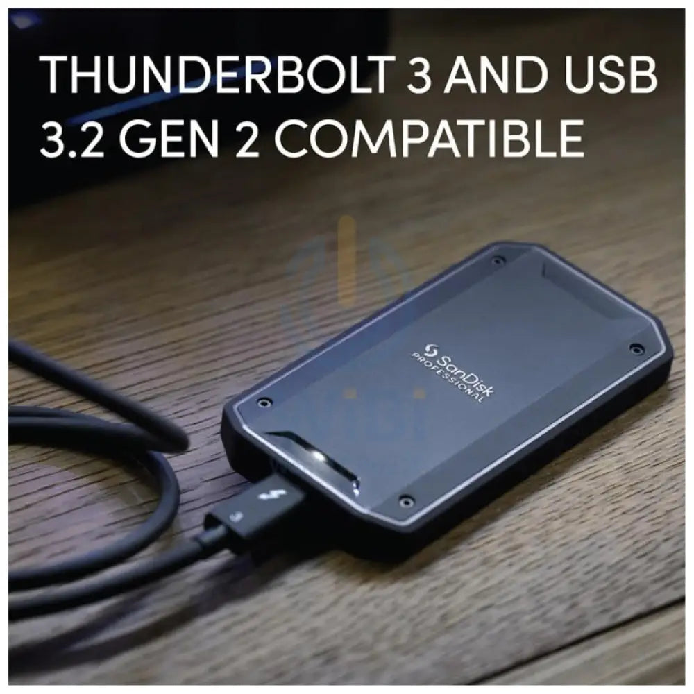 SanDisk Professional Pro-G40 Portable SSD - 1TB / Up to 3000 MB/s / USB-C / External SSD (Solid State Drive) Storage >