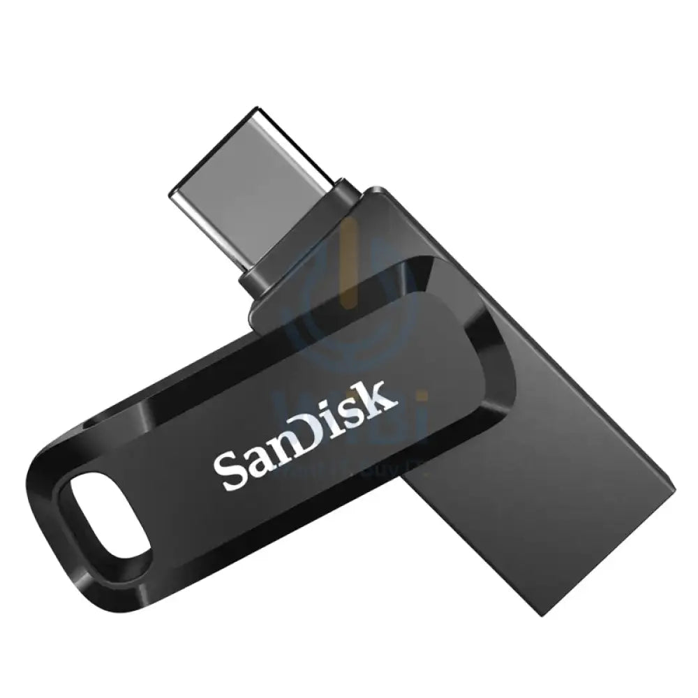 SanDisk Ultra Dual Drive Go Flash Drive - 32GB / Up to 150 MB/s / USB 3.2 Gen 1 / Type-C / Black Storage > USB Flash