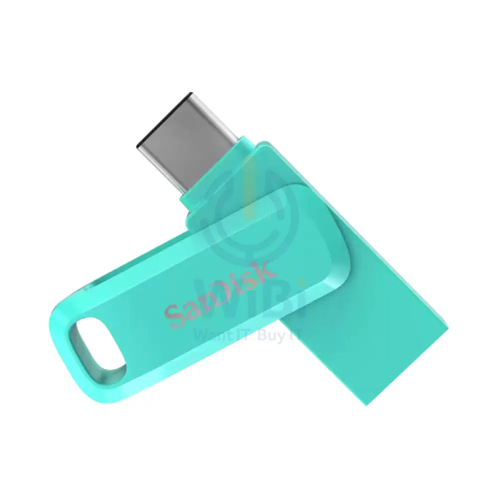 SanDisk Ultra Dual Drive Go USB Type-C - 256GB / Up to 150 MB/s / USB 3.2 Gen 1 / USB-C / Mint Storage > USB Flash Drive