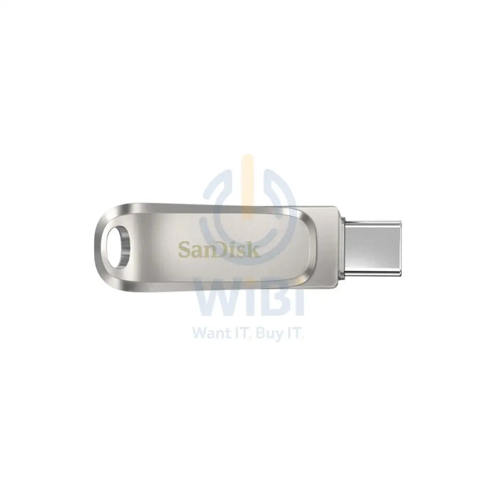 SanDisk Ultra Dual Drive Luxe - 256GB / Up to 400 MB/s / USB 3.2 Gen 1 / Type-C / Silver Storage > USB Flash Drive