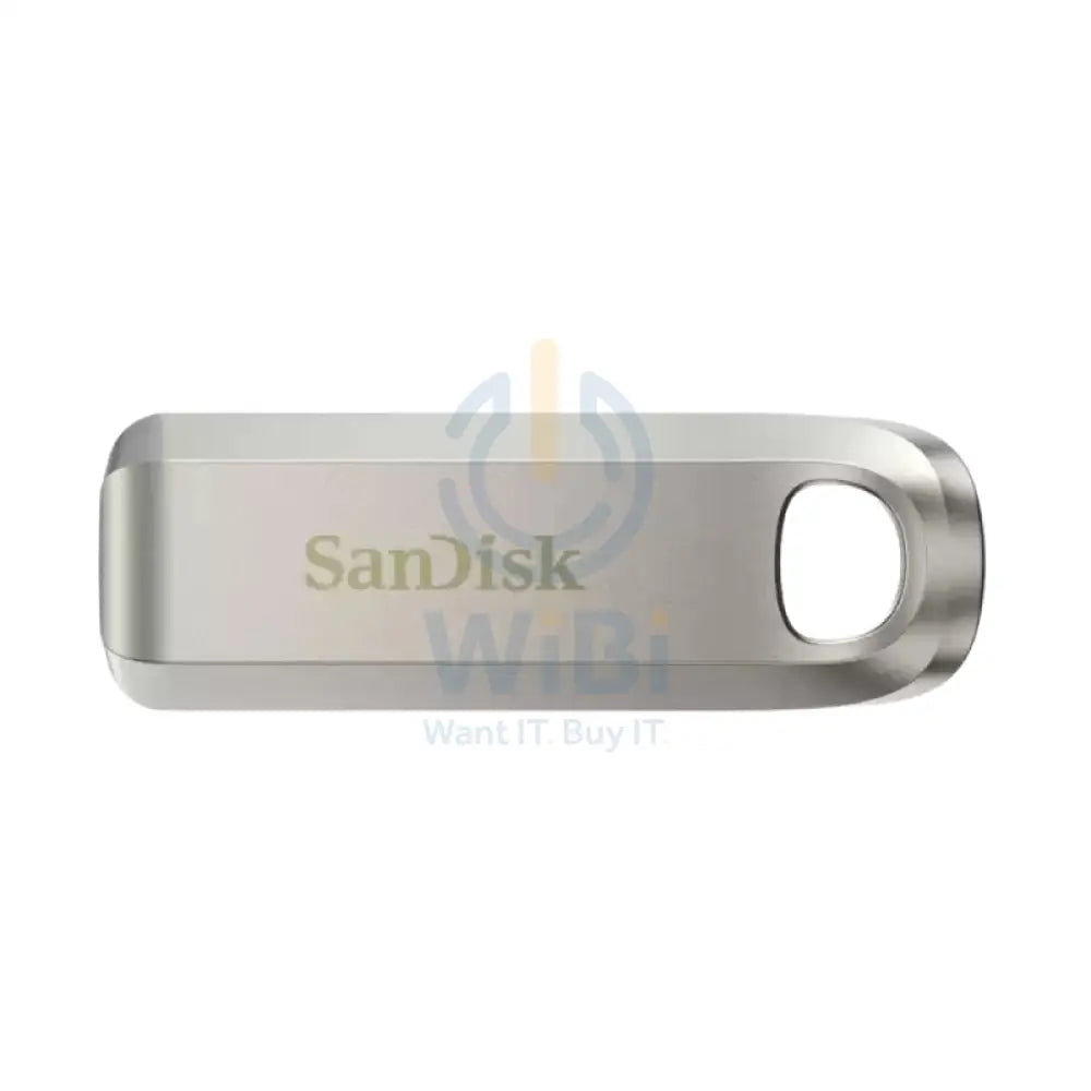 SanDisk Ultra Luxe USB Type-C Flash Drive - 128GB / Up to 400 MB/s / USB-C / USB 3.2 Gen 1 / Silver Storage > USB Flash
