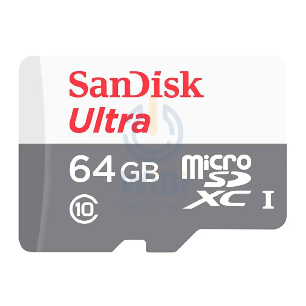سانديسك ألترا microSDHC/مايكروSDXC UHS-I بطاقة  64 جيجابايت / فوق إلى 100 ميجابايت/ث تخزين > ذاكرة بطاقات