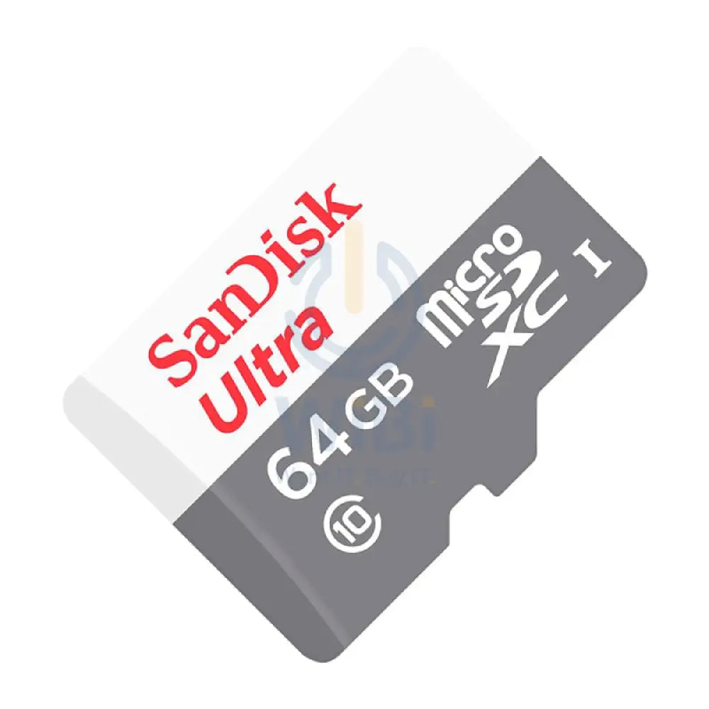 سانديسك ألترا microSDHC/مايكروSDXC UHS-I بطاقة  64 جيجابايت / فوق إلى 100 ميجابايت/ث تخزين > ذاكرة بطاقات
