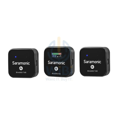 Saramonic 2.4G wireless microphone with on-board recording transmitter - Black Accessories > Audio > Microphone