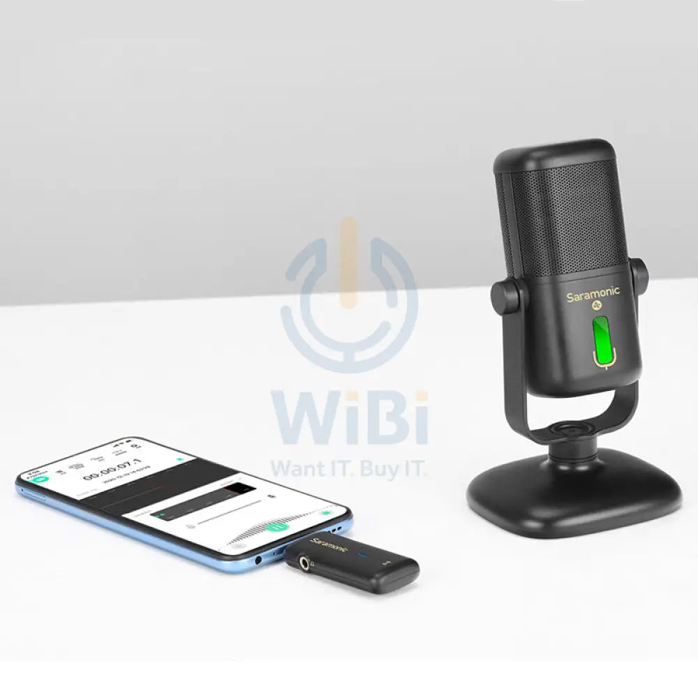 Saramonic 2.4GHz Wireless USB Table Microphone SR-MV2000W Accessories > Audio > Microphone