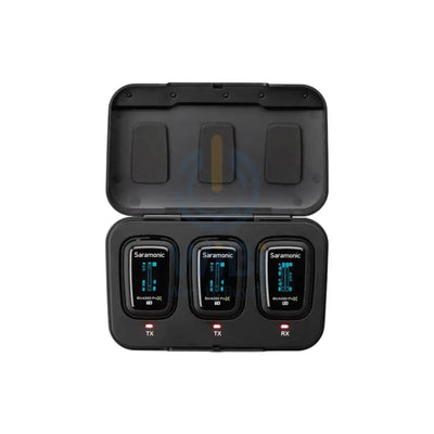 Saramonic 3.5mm 2.4G Dual Channel Wireless Microphone with Charging Case Blink500 ProX B2 Accessories > Audio >
