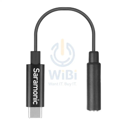Saramonic 3.5mm Female TRS to Type-C Adapter Cable - Black Accessories > Cables & Converters > Cables