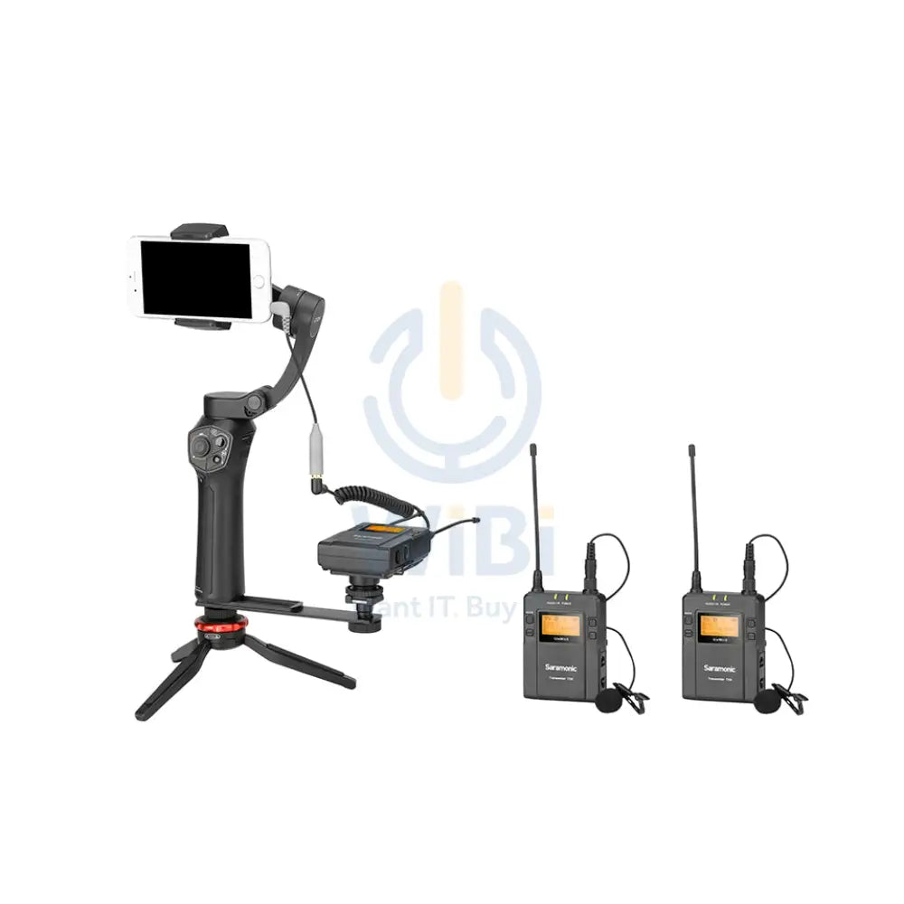 Saramonic Dual Channel UHF Wireless Microphone Kit UwMic9 Kit2 Accessories > Audio > Microphone