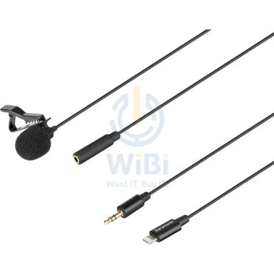 Saramonic Lavalier Microphone with detachable lightning connector - Black Accessories > Audio > Microphone