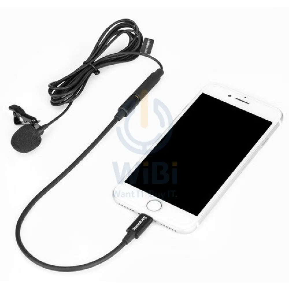 Saramonic Lavalier Microphone with detachable lightning connector - Black Accessories > Audio > Microphone