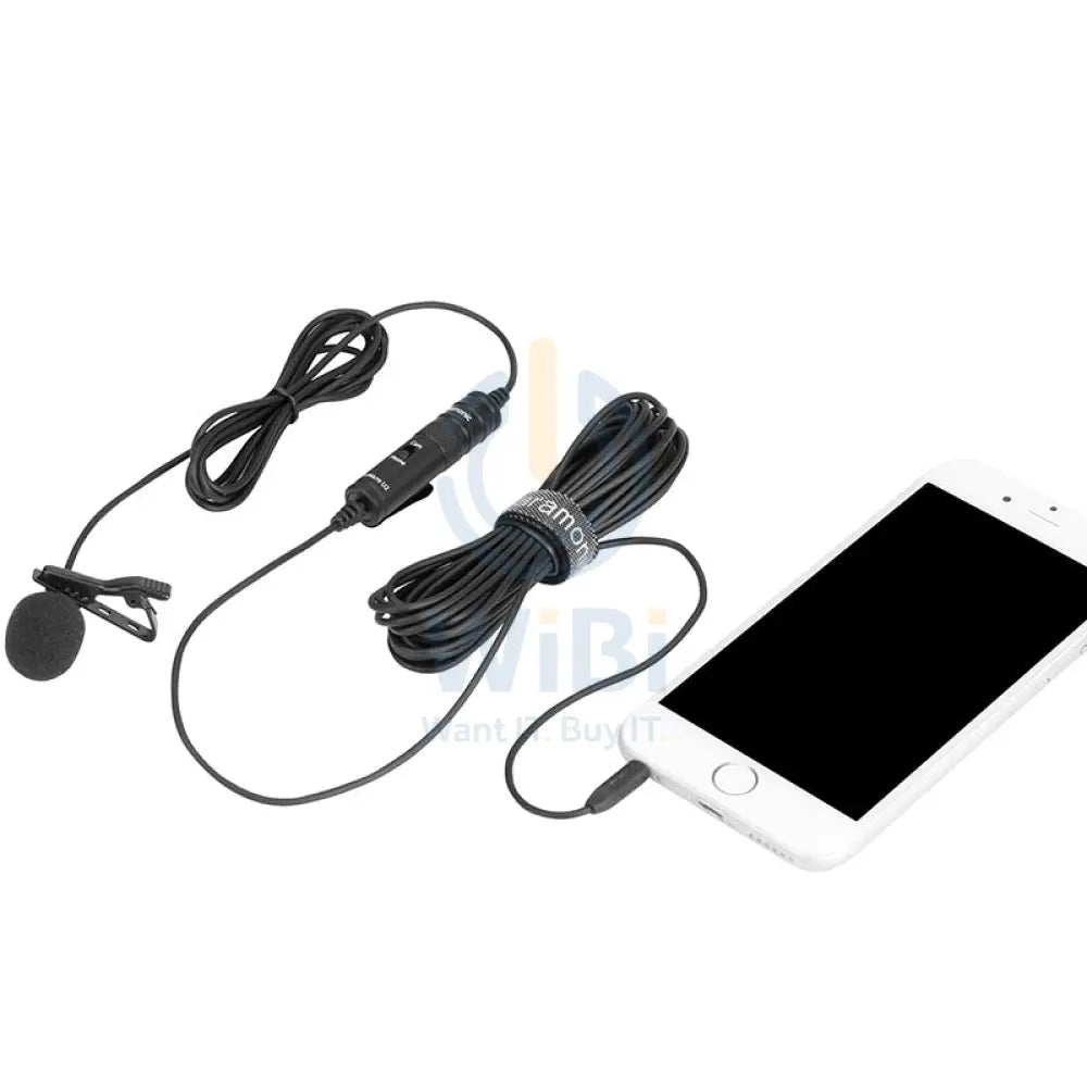 سارامونيك LAVMICRO U2 فائقة الصغر بمشبك صغير الحجم بمشبك ميكروفون  لافالير - 6 متر / أسود اكسسوارات  الصوت > ميكروفون