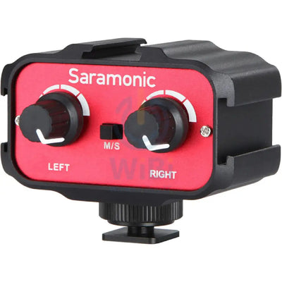 Saramonic SR-AX100 Two-Channel Audio Adapter - Black Accessories > Audio > Microphone