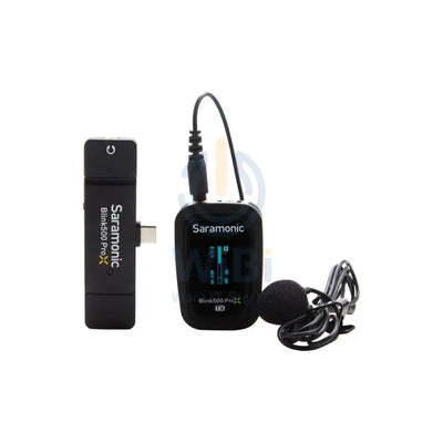 Saramonic Type-C 2.4G Dual Channel Wireless Microphone with Charging Case Blink500 ProX B5 Accessories > Audio >